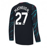 Manchester City Matheus Nunes #27 Replica Third Shirt 2023-24 Long Sleeve